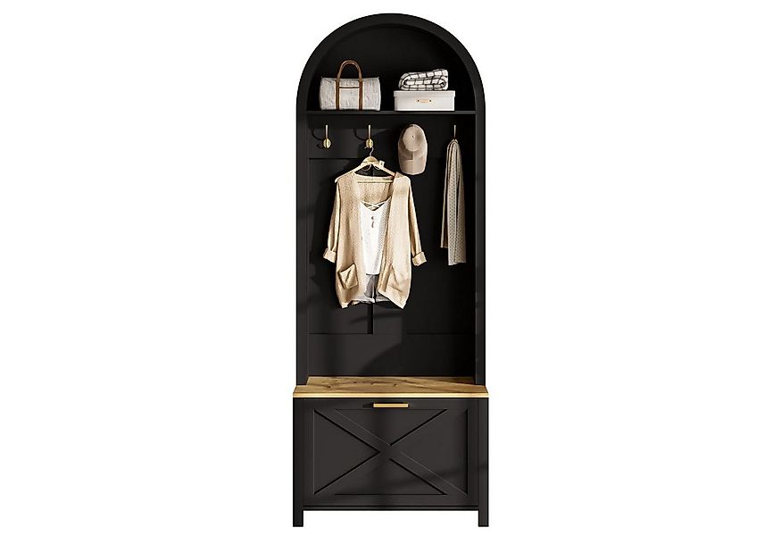 autolock Garderobe Multifunktionaler Garderobenschrank mit Schuhregal,Ablag günstig online kaufen