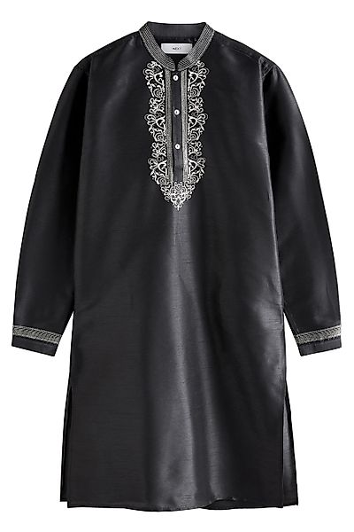 Next Langarmhemd Langes Kurta-Hemd (1-tlg) günstig online kaufen