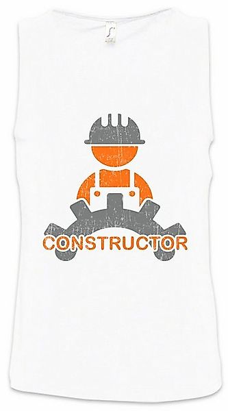 Urban Backwoods Tanktop Constructor I Ärmelloses T-Shirt Handwerker Maurer günstig online kaufen