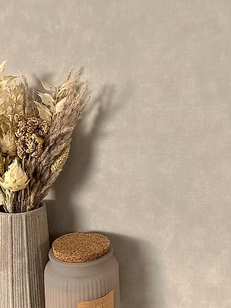 Newroom Vliestapete Paraiso Uni Taupe Tapete Universal Unifarbe,Struktur,Mo günstig online kaufen