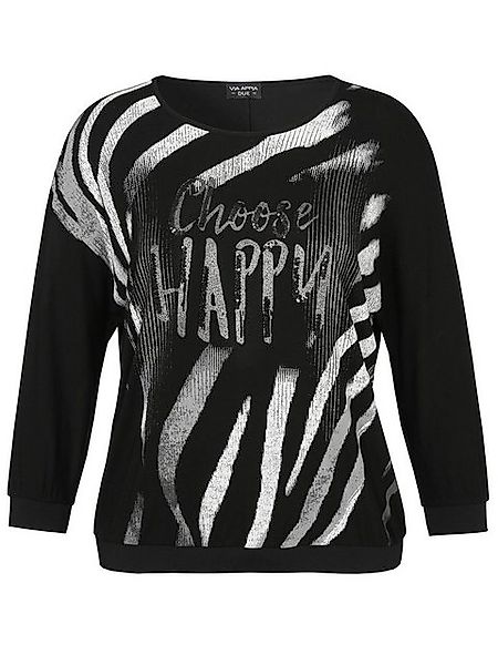 VIA APPIA DUE Sweatshirt mit Front-Print günstig online kaufen