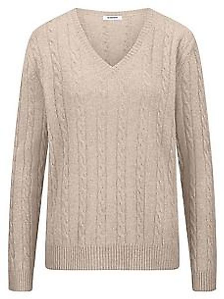 V-Pullover Peter Hahn beige günstig online kaufen
