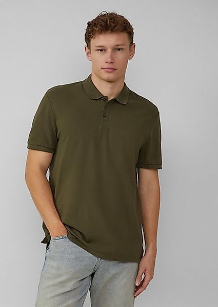 QS Kurzarmshirt Poloshirt aus Piqué günstig online kaufen