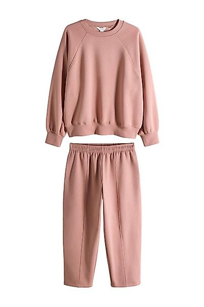 The Set Sweatanzug The Set Oversize Fit Sweatshirt und Jogginghose (2-tlg) günstig online kaufen