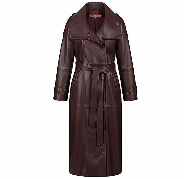 S&A Ledermoden Lederjacke Angel modische Designerkragen günstig online kaufen