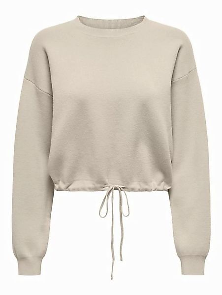 ONLY Strickpullover ONLSUMMER LIFE LS O-NECK STRING CC KNT günstig online kaufen