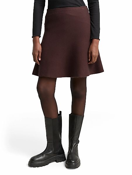 TOM TAILOR Denim Minirock aus Strick günstig online kaufen