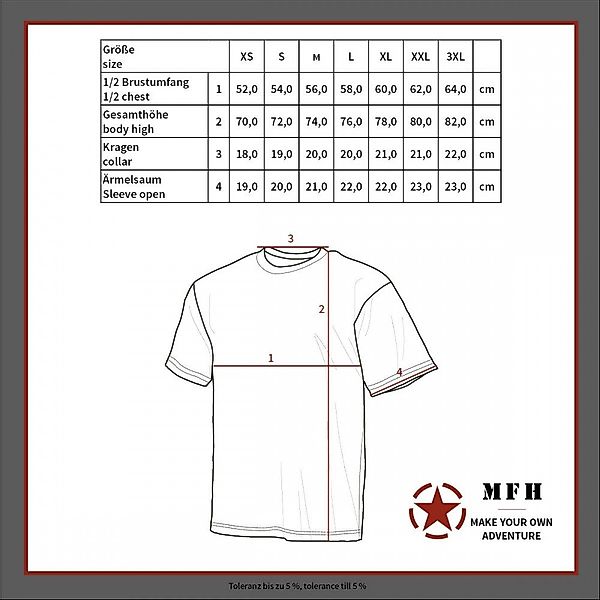 MFH T-Shirt MFH US T-Shirt Army günstig online kaufen