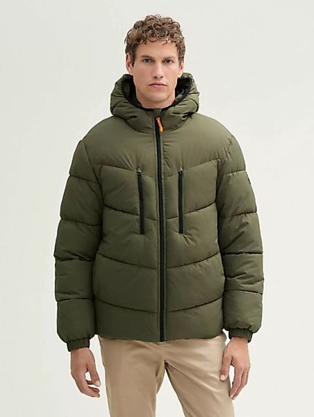 TOM TAILOR Denim Winterjacke Wasserabweisende Puffer Jacke Reißverschlussta günstig online kaufen