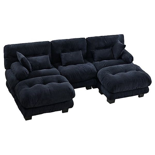 STILVORA Schlafsofa mit bettfunktion,schlafsofa wohnzimmer,sofa 5-Sitzer mi günstig online kaufen