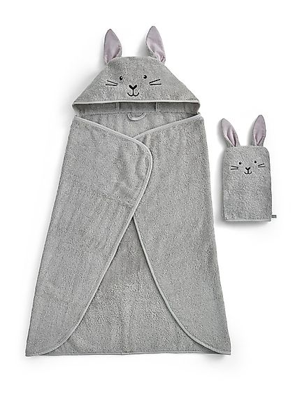 Christy Handtuch Set »Christy Baby Hase«, Set, 2 tlg., Walkfrottier, 1 Kapu günstig online kaufen