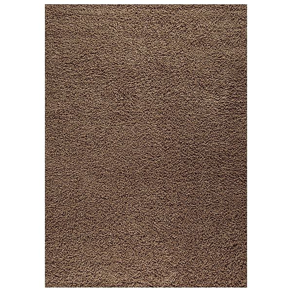 Vimoda Hochflor-Teppich Shaggy Langflor Nougat, Rechteckig, günstig online kaufen