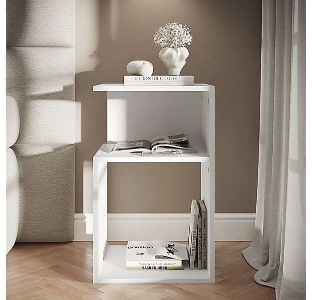 Vicco Nachtschrank Elios, Weiß, 2er Set günstig online kaufen