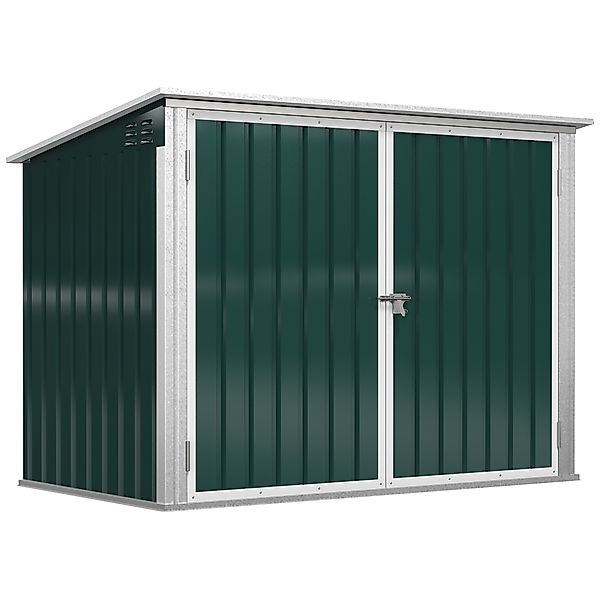 Outsunny Mülltonnenbox aus Stahl, 178,5 x günstig online kaufen