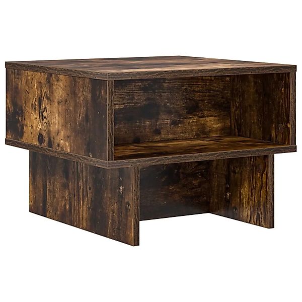 vidaXL Couchtisch Geräucherte Eiche 48 x 46 x 35 cm Holzwerkstoff 8000232 günstig online kaufen