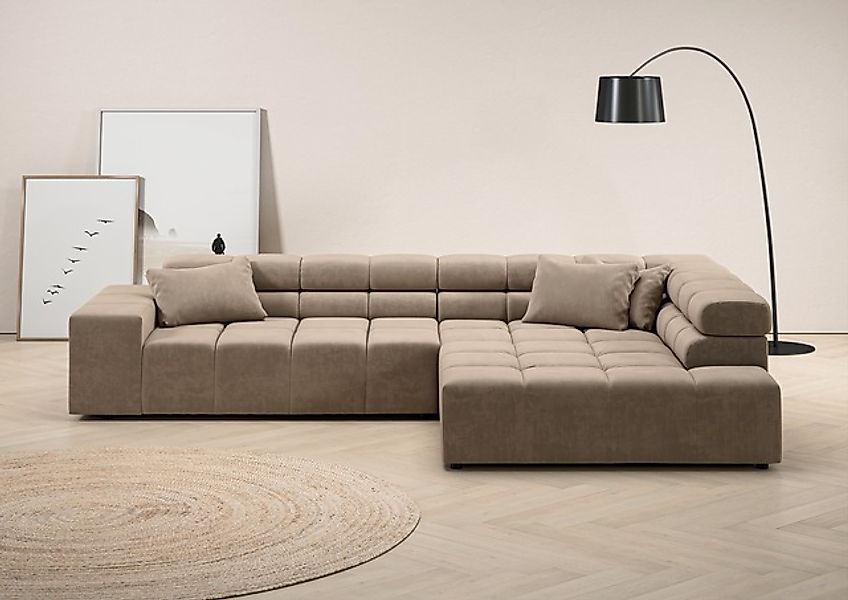 INOSIGN Ecksofa »Ancona incl. Kopfteilverstellung, OTTOs Choice, Breite 319 günstig online kaufen