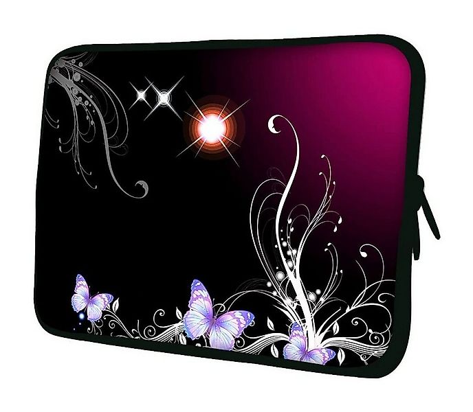 wortek Laptoptasche für Laptops bis 15,4", Ranke Schwarz Weiß, Wasserabweis günstig online kaufen