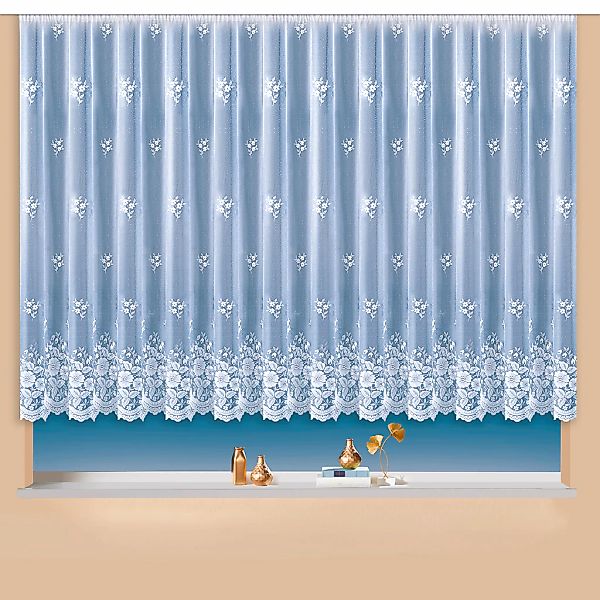 Weckbrodt Gardine "Verona" Kräuselband 1 Stk. tlg. Jacquard, strukturiert, günstig online kaufen