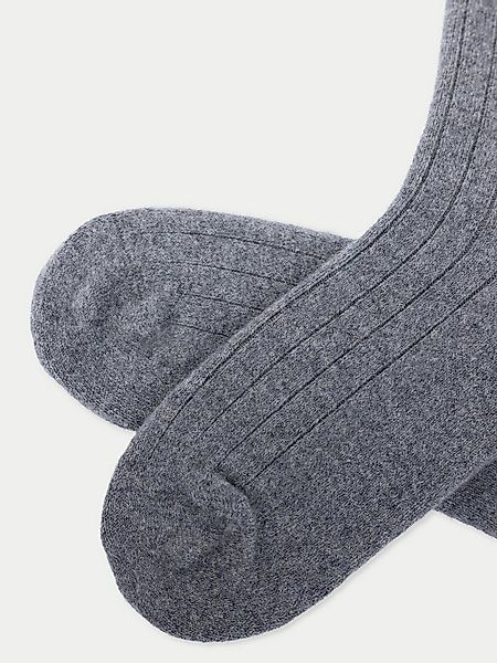 GOBI Cashmere Socken Unisex Kaschmir Rippenstrick-Bettsocken günstig online kaufen