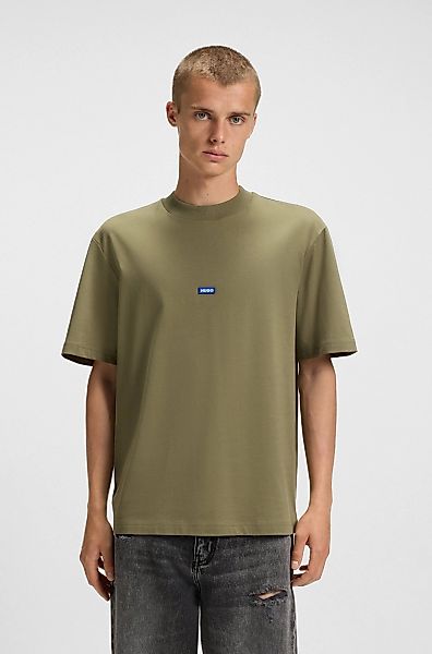 HUGO Blue T-Shirt "Nieros", mit Logo-Patch günstig online kaufen