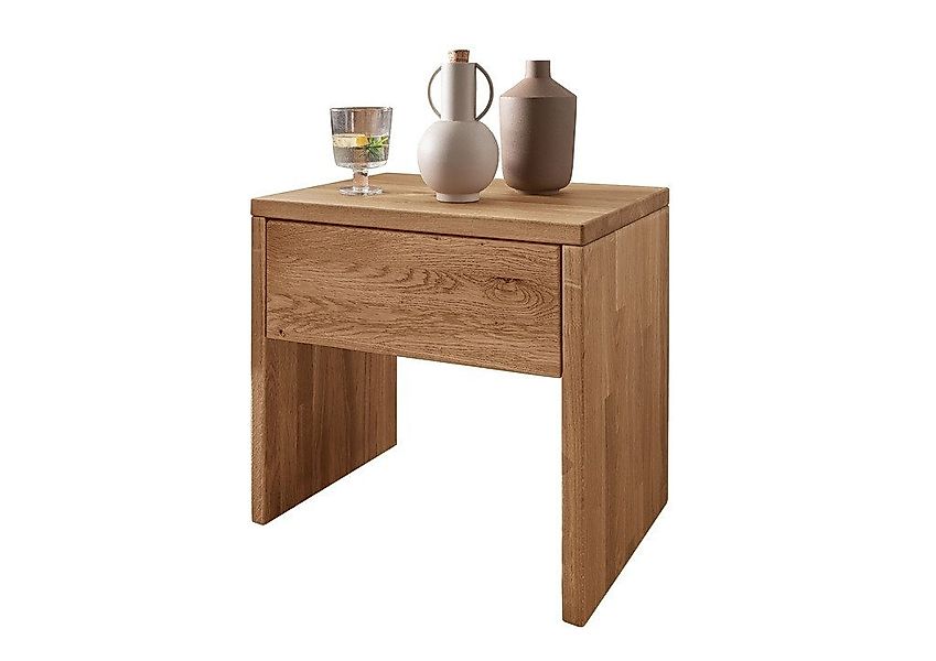 Main Möbel Nachttisch Nachttisch 45x45cm 'Kiara' Wildeiche massiv geölt mit günstig online kaufen