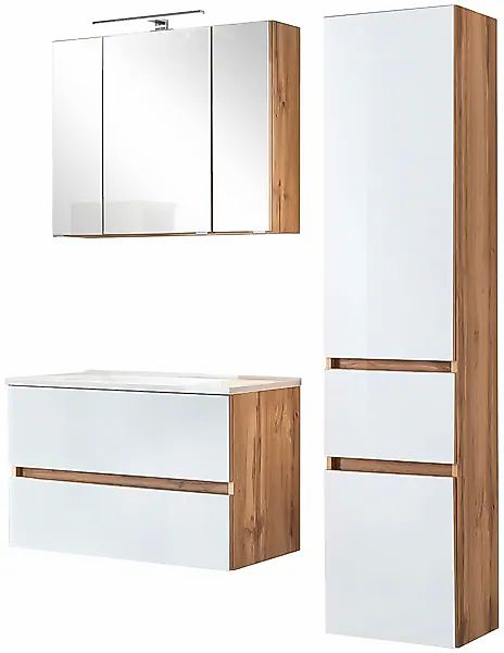 welltime Badezimmer-Set »Horki« Set, 3 Stk. tlg. günstig online kaufen