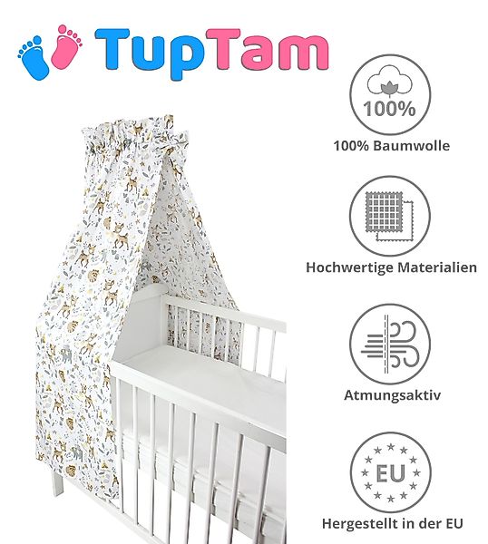 TupTam Betthimmel TupTam Babybett Himmel mit Schleifchen günstig online kaufen
