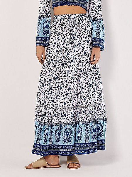 Apricot Maxirock Sarasa Blumendruckrock (1-tlg) mit Volant günstig online kaufen