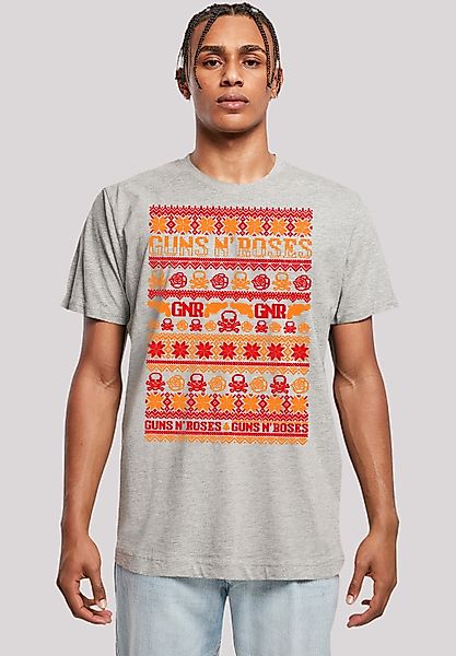 F4NT4STIC T-Shirt "Guns And Roses Christmas" Premium Qualität günstig online kaufen