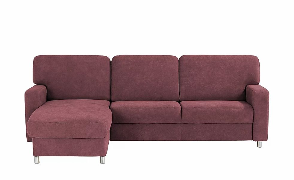 smart Ecksofa  Valencia ¦ rot ¦ Maße (cm): B: 267 H: 90 T: 173.0 Polstermöb günstig online kaufen