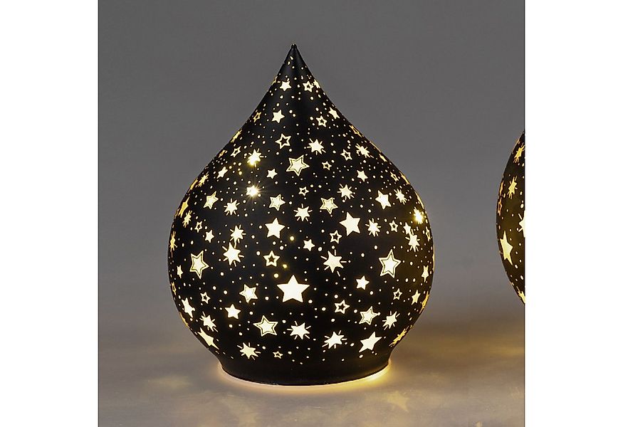 formano Dekofigur Festival, mit Timerfunktion, Schwarz, Motiv: Sterne, Höhe günstig online kaufen