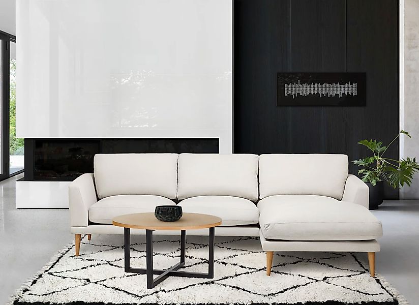 Woodman Couchtisch "Camden", aus teilmassiver Birke, Breite 80 cm günstig online kaufen