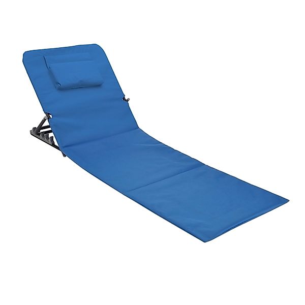 Spetebo Gartenliege Strandmatte mit Rückenlehne, Einzelstück, günstig online kaufen