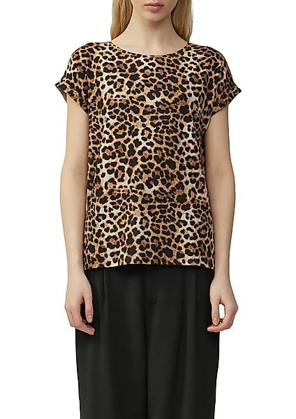 QS T-Shirt mit All-Over Print günstig online kaufen