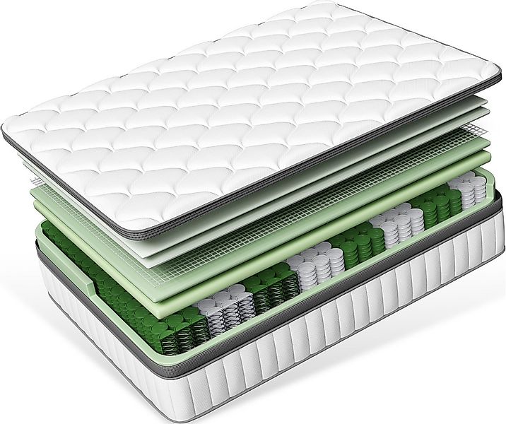 Taschenfederkernmatratze Matratze, 7-Zonen Federkernmatratze Matratzen, Hia günstig online kaufen