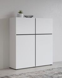INOSIGN Highboard Cross, moderne grifflose Hochkommode günstig online kaufen