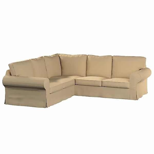 Bezug für Ektorp Ecksofa, caffe latte, Sofahusse für Ektorp Ecksofa, Cotton günstig online kaufen