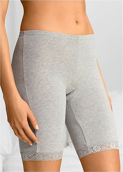 bonprix Lange Unterhose Packung, 3 Stk. Radlerpants aus Baumwoll-Jersey mit günstig online kaufen