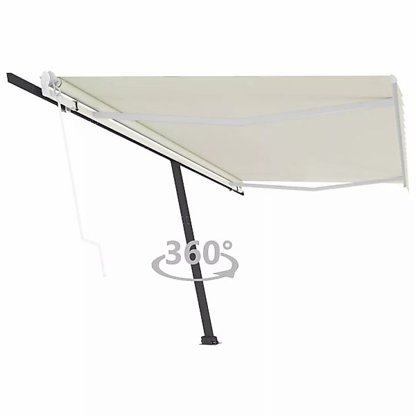 Standmarkise Automatisch 500x300 Cm Creme günstig online kaufen