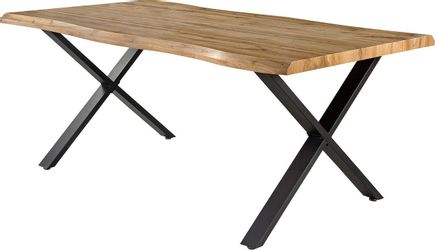 Jockenhöfer Gruppe Esstisch "Marita" 180x100 cm geschwungene Baumkantenopti günstig online kaufen