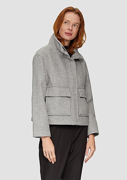 s.Oliver Funktionsjacke Verkürzte Wolljacke mit aufgesetzten günstig online kaufen