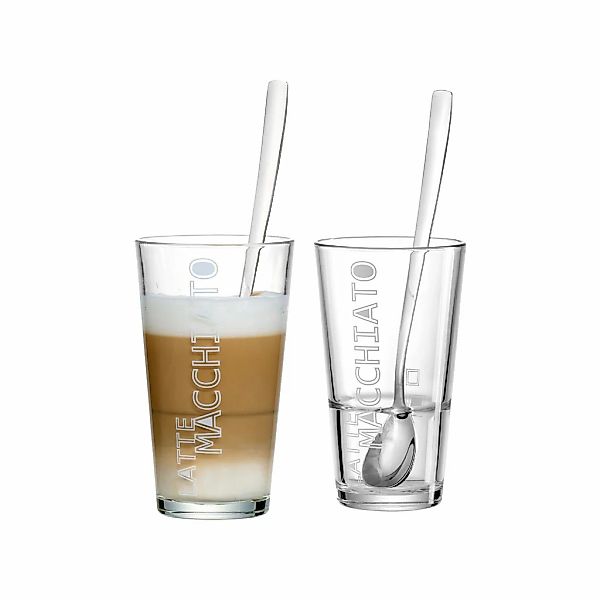 Ritzenhoff & Breker Latte-Macchiato-Glas "Latte Macchiato Gläser + Löffel L günstig online kaufen