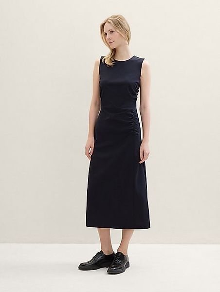 TOM TAILOR Sommerkleid Midikleid mit Raffung mit Raffung günstig online kaufen