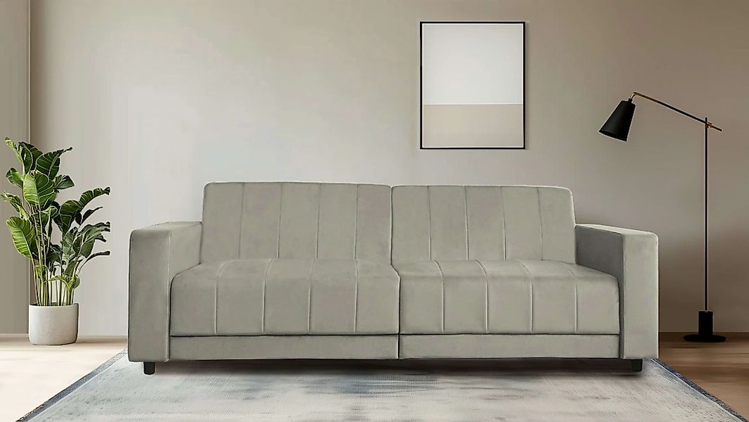 Dorel Home 3-Sitzer "Allie II Schlafsofa 225 cm", Bett-Funktion (108/190cm) günstig online kaufen