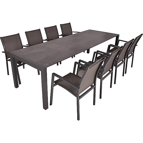 Garden Pleasure Gartenmöbel-Set 20 Sophia 9-teilig Anthrazit günstig online kaufen