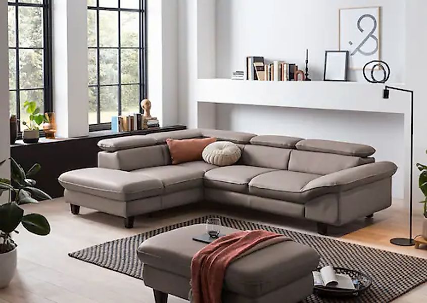 Home affaire "Pilot L-Form" mit Kopfteilverstellung, wahlweise mit Bettfunk günstig online kaufen