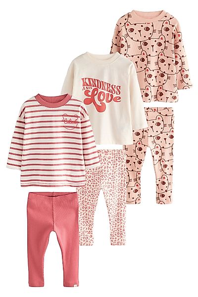 Next Pyjama Kindness Katzen-Schlafanzug, 3er-Pack (6 günstig online kaufen