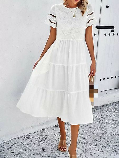 AFAZ New Trading UG Sommerkleid Einfarbiges, temperamentvolles, hohles Klei günstig online kaufen