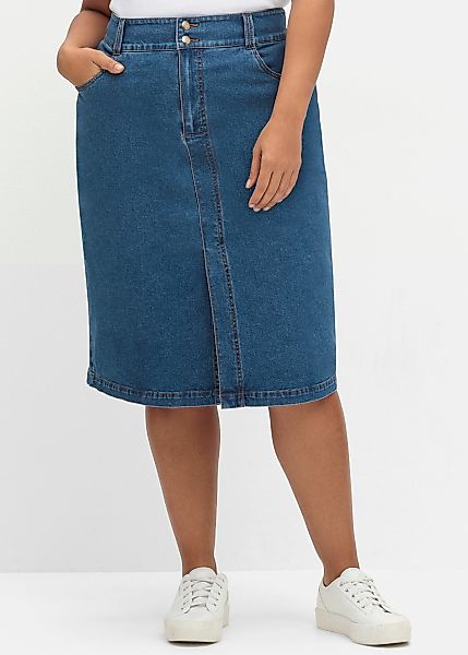 Sheego A-Linien-Rock Jeansrock günstig online kaufen