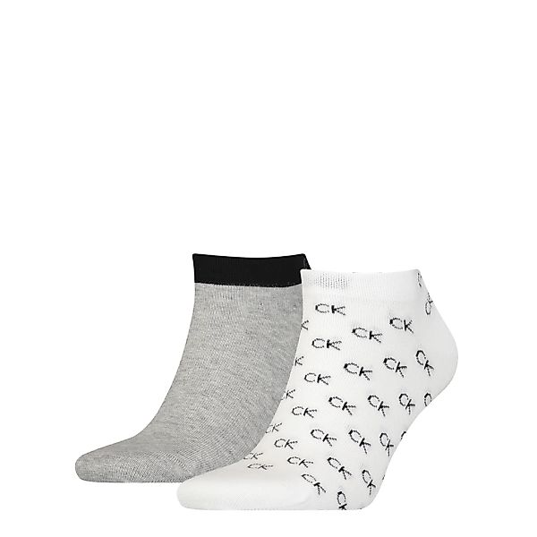 Calvin Klein Jeans Sneakersocken "CK MEN SNEAKER 2P ALL OVER LOGO", (2 Paar günstig online kaufen